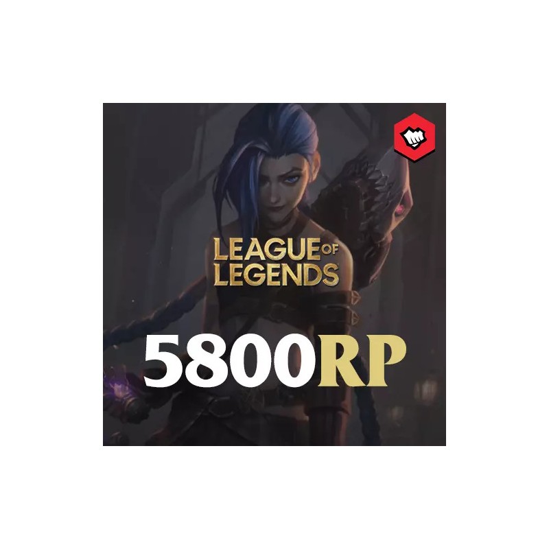 League of Legends 5800 RP