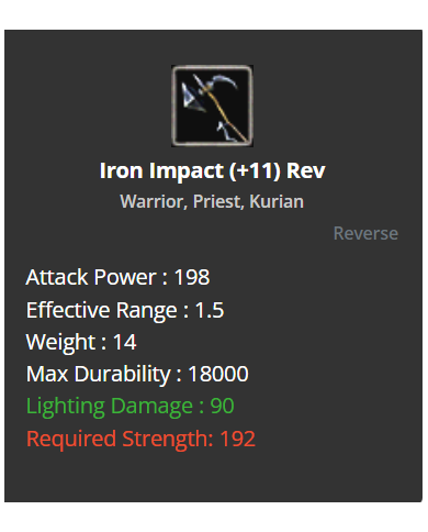 iron impact +9